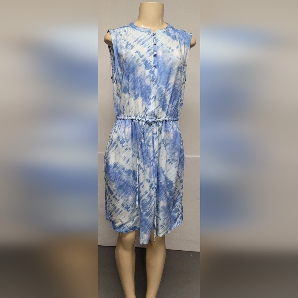 Time And Tru M 8-10 Tie Dye Summer Dress Beach Casual Excellent Condition